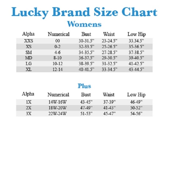 Lucky Womens T-Shirt Blue Scoop Neck NWT Sm Med - Picture 4 of 4